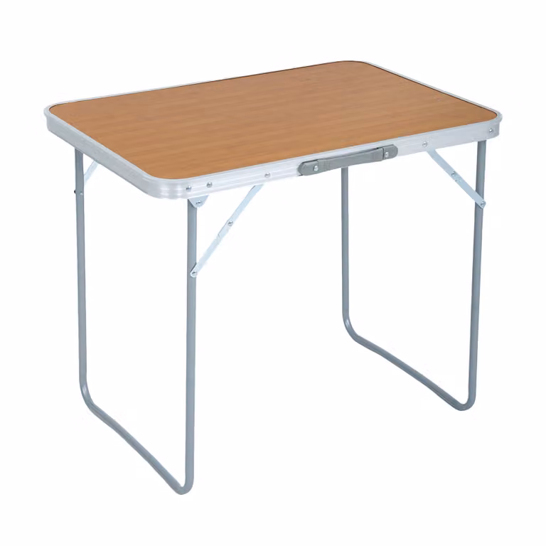 Akord Tavolino Da Campeggio Pieghevole Ares Marrone 60X50X50 Cm