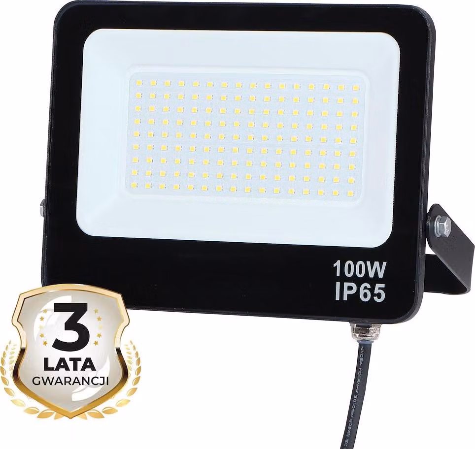 Proiettore LED 100W 4000K IP65 nero Eko-Light