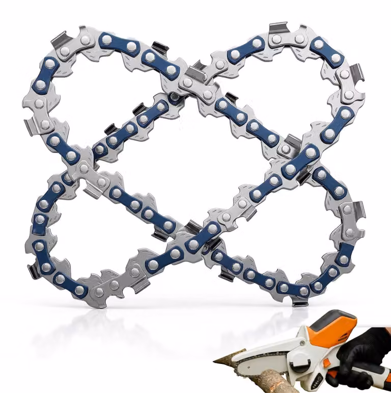 2 catene per motosega, 1,1 mm, compatibili con motoseghe modello 28 TG