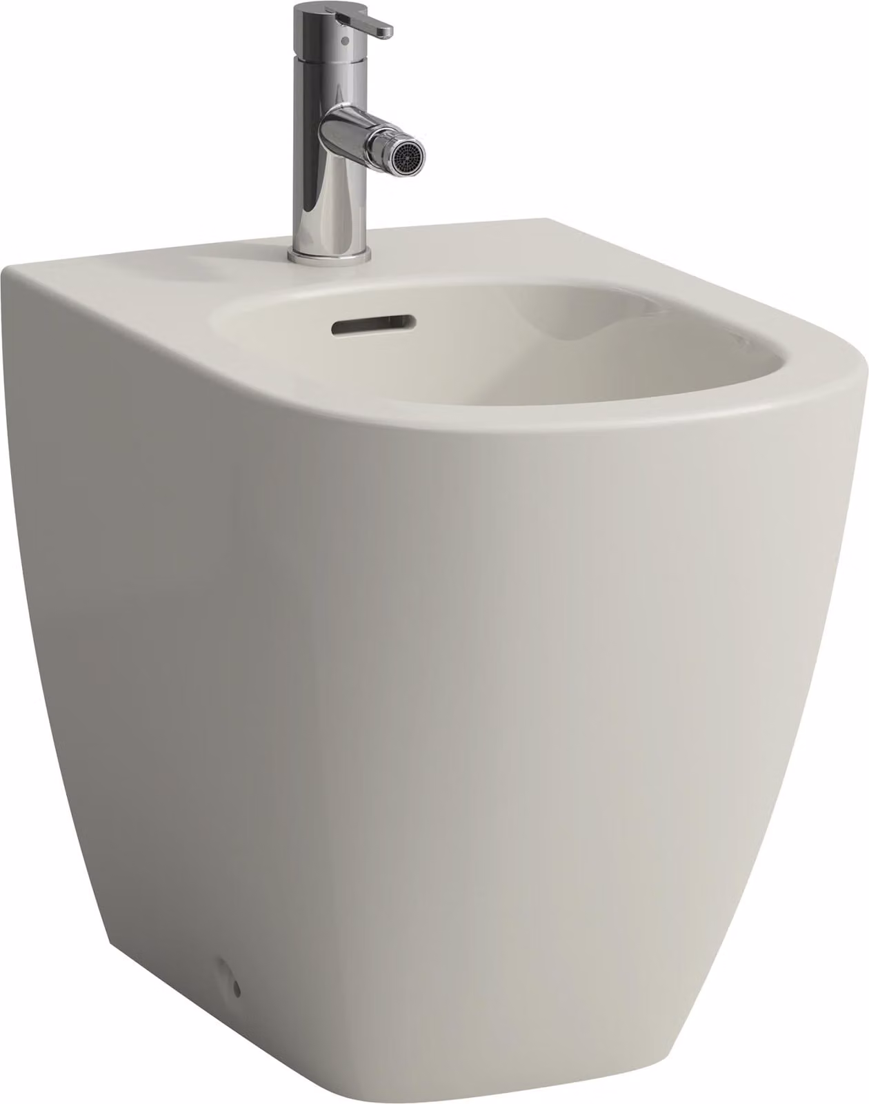 LAUFEN LUA Bidet au sol, avec trop-plein, 1 trou pour robinet, 360x520mm, robinets d'angle intérieur, H8320810493021, H8320810493021