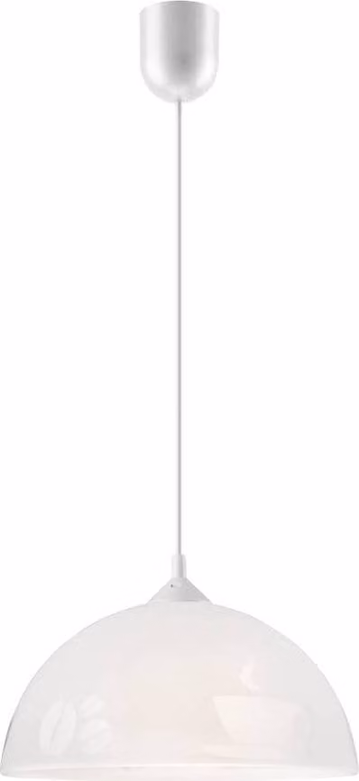 Lampada a soffitto, attacco E27, bianca, diametro 30 cm, altezza 60 cm, dimmerabile