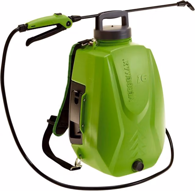 Pompa Irroratrice a Zaino a Batteria Verdemax Futura Verde da 16 Litri