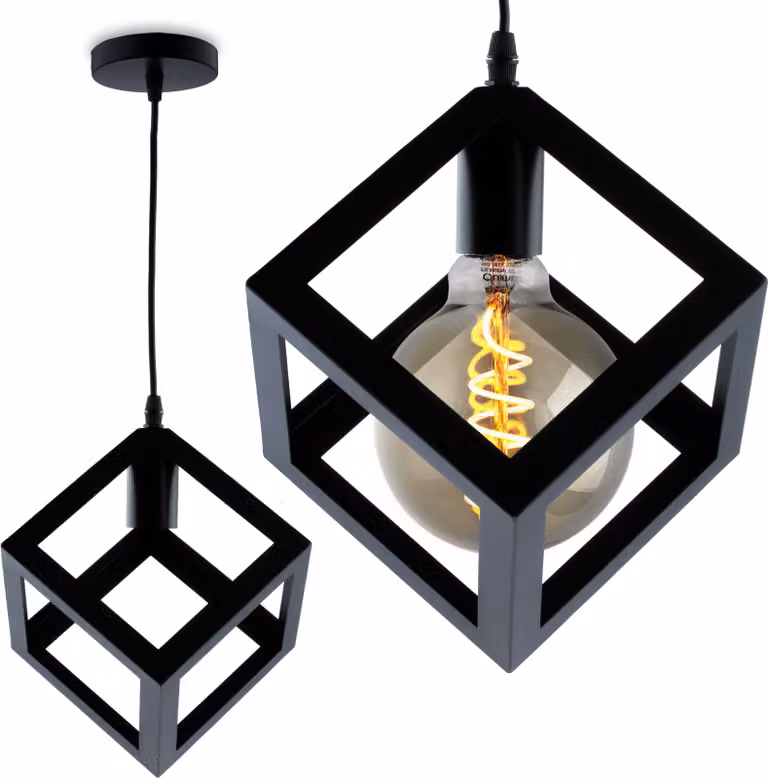LUMILED lampada a sospensione lampada a sospensione attacco E27 lampada a sospensione regolabile 1 fiamma lampada a sospensione retrò lampada da tavolo in metallo lampada da tavolo nero tavolo da pranzo appeso