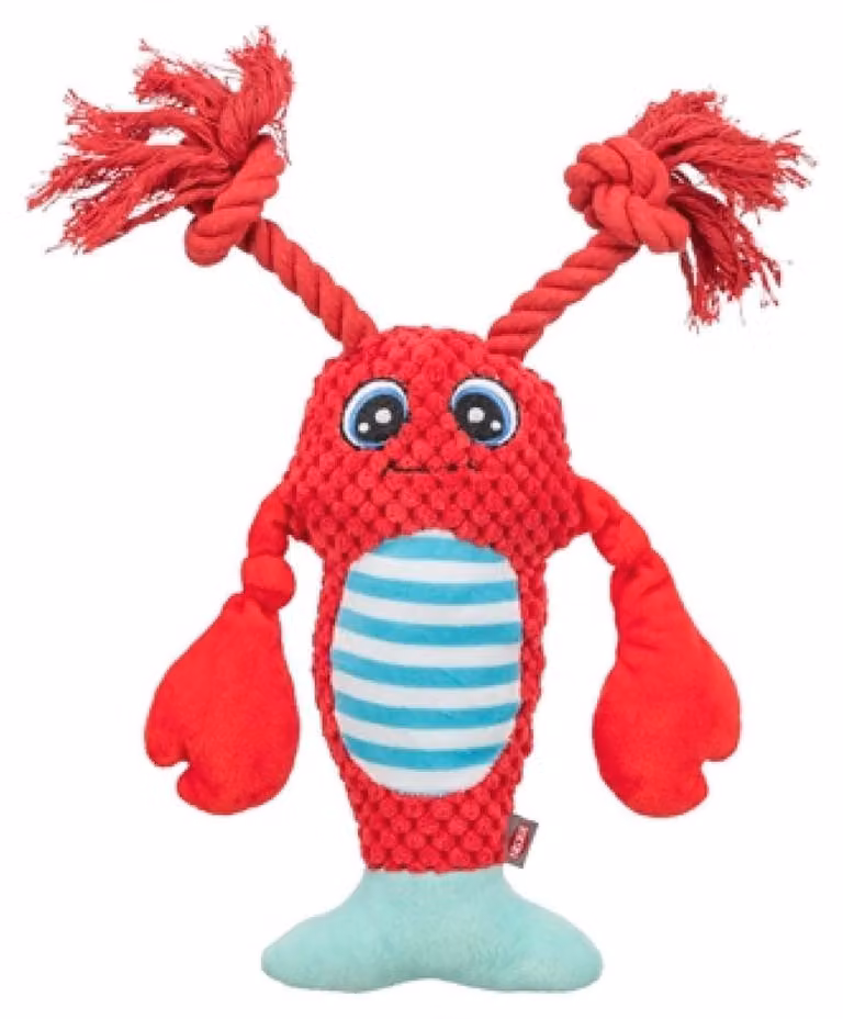 Peluche per cani Trixie Aragosta rossa 34 cm in poliestere