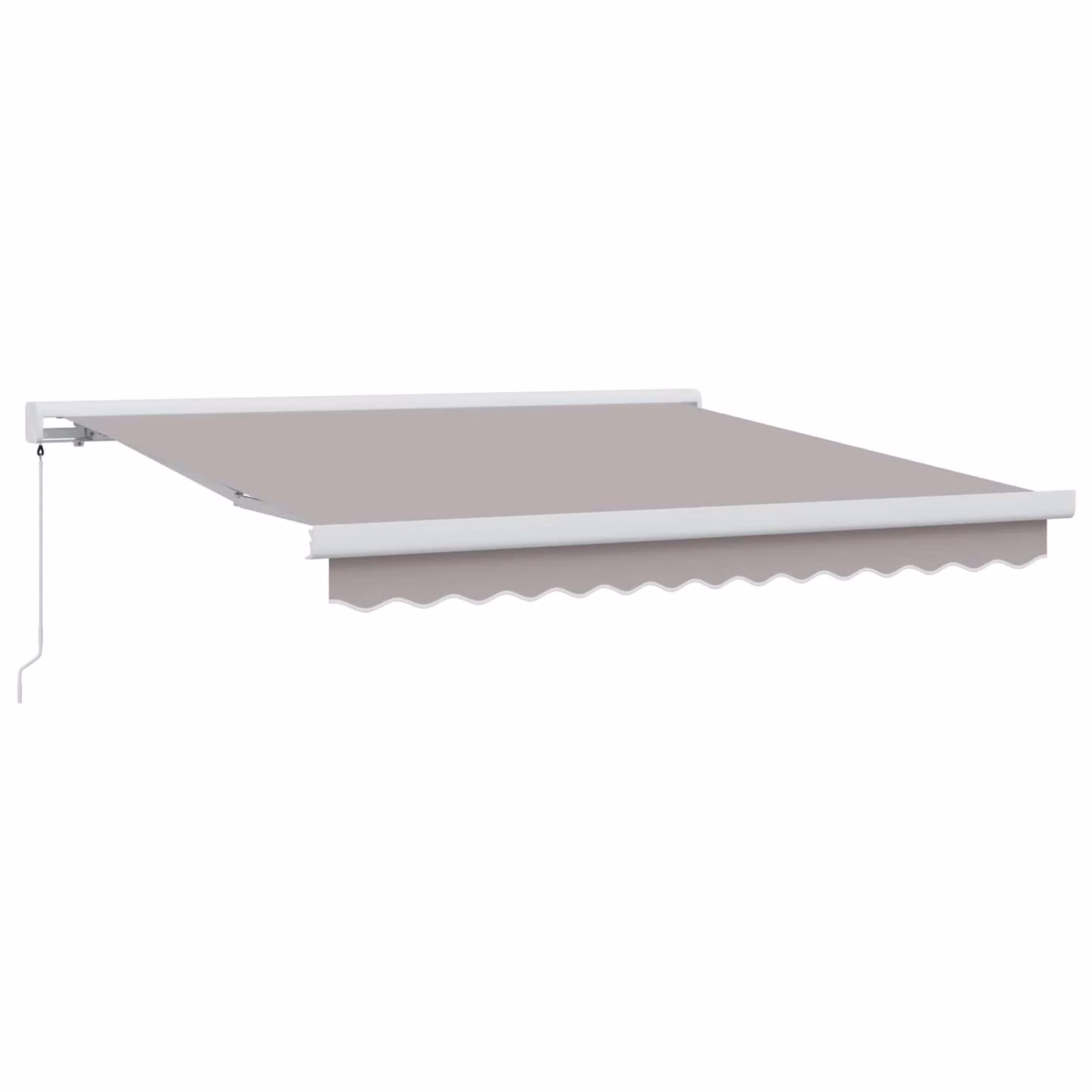 Tenda retrattile vidaXL Grigio Chiaro in alluminio e poliestere L 300 cm x P 250 cm