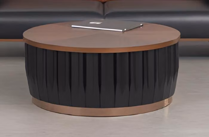 Couchtisch Büro Arbeitszimmer Design 100 cm Couchtisch Modern Tische Schwarz