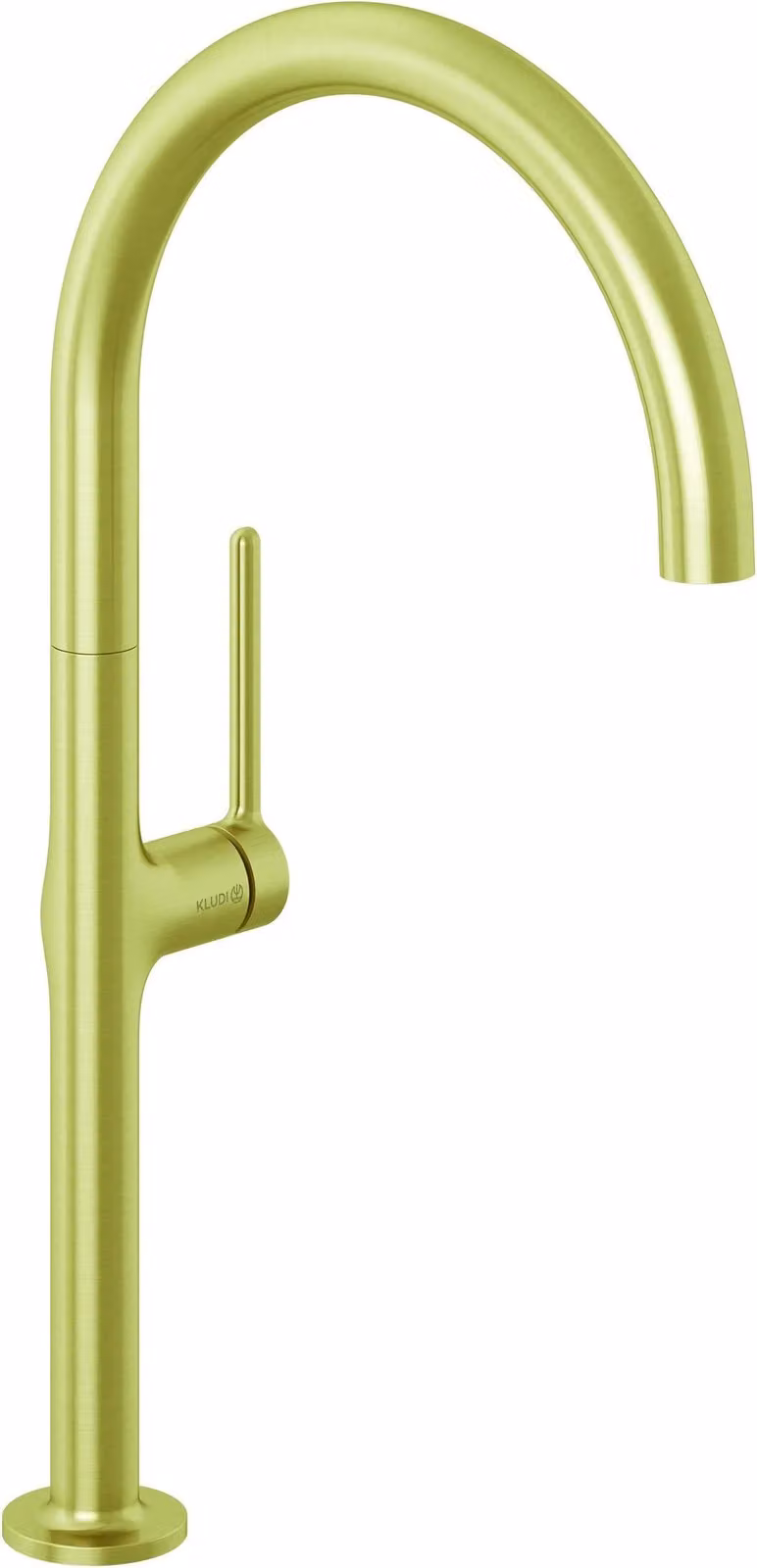 Kludi REEF, miscelatore monocomando per lavello, comando laterale, oro spazzolato, 1 pz.