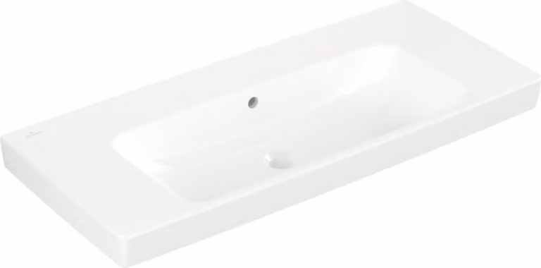 Lavabo V&B Architectura 100x44,5 cm, con troppopieno, bianco