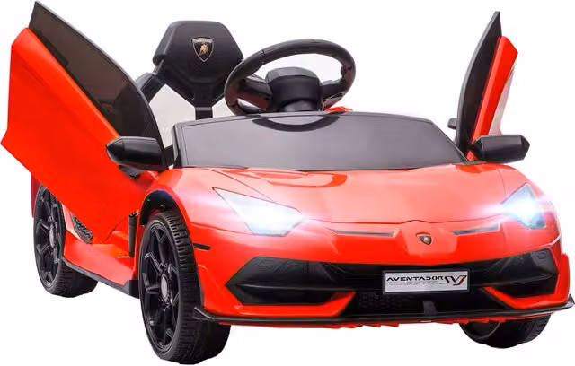 Auto Bambini Lamborghini Aventador ¨C zephmum ¨C Rosso con Musica e Suoni