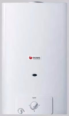 Scaldabagno a Gas Hermann Opalia C Low NOX Camera Aperta Bianco 111 l