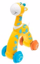 Giocattolo Spingi e Vai Giraffa Chicco Giallo