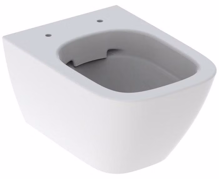 Geberit Smyle Square, WC suspendu, chasse deau basse, saillie réduite, forme fermée, rimfree 500379, 500.379.01.8, 500.379.01.8