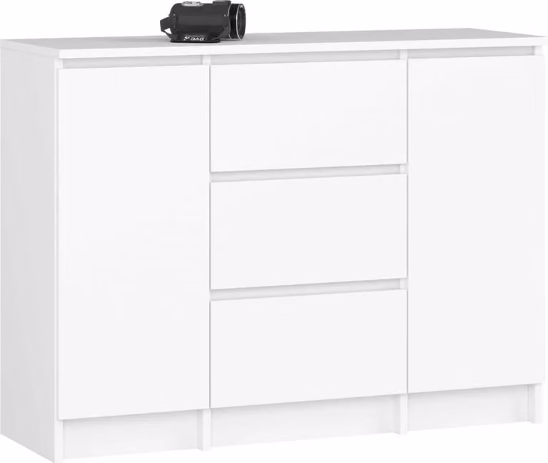 Cassettiera combinata JUNIPER - bianco