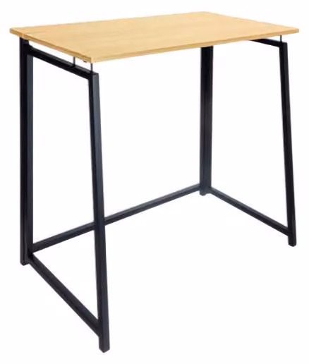 Tavolino pieghevole in legno, dimensioni 80 x 75 x 40 cm, colore legno