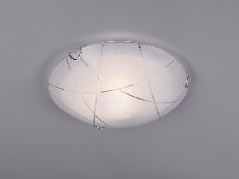 Plafond soffitto moderno SANDRINA bianco Trio 601200200