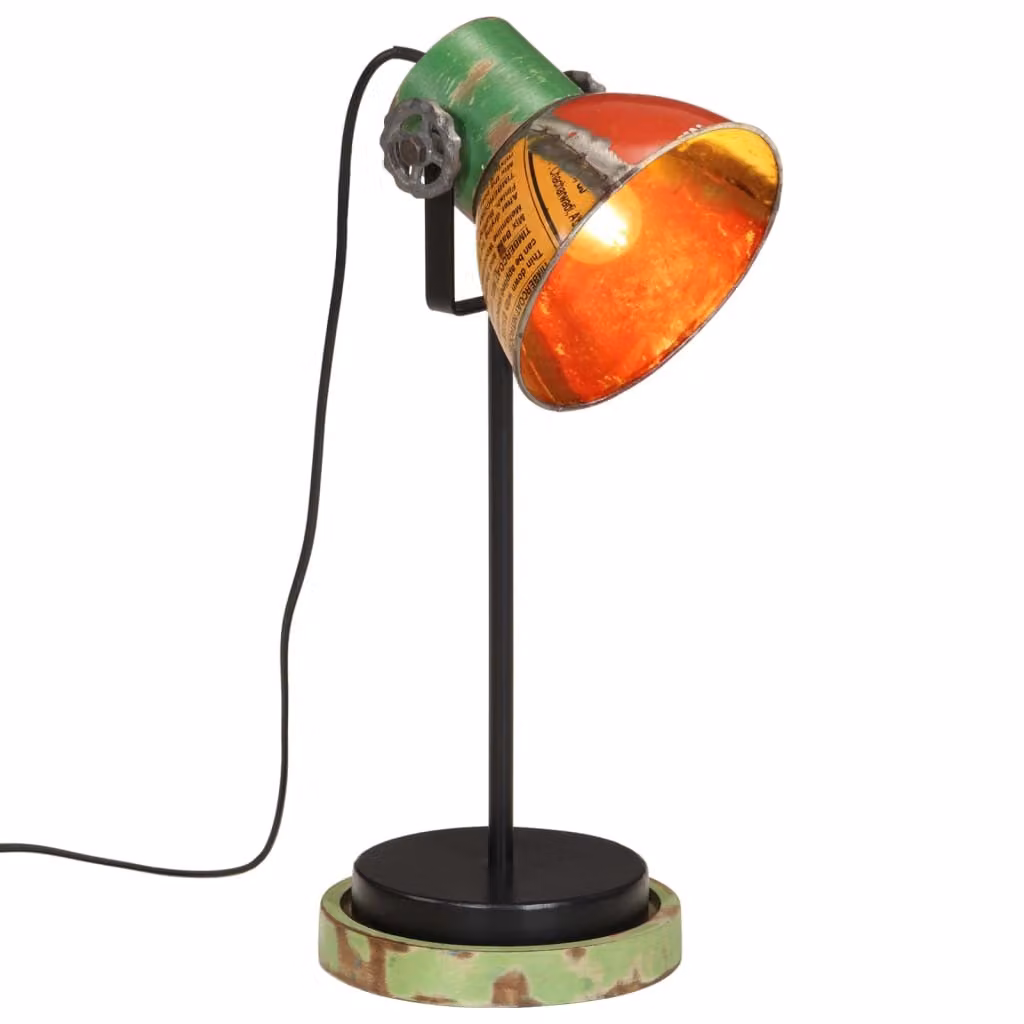 Maison Exclusive - Lampada da scrivania, 25 W, multicolore, 17x17x50 cm, attacco E27
