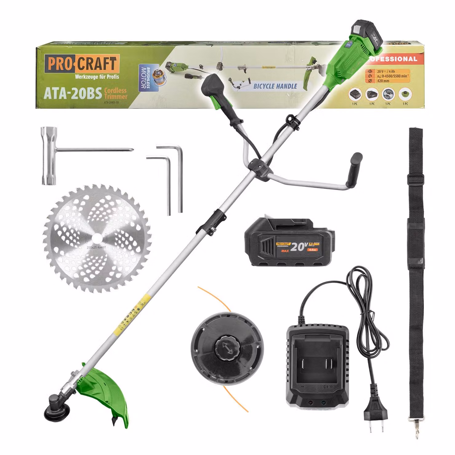 Decespugliatore a batteria Procraft ATA-20BS