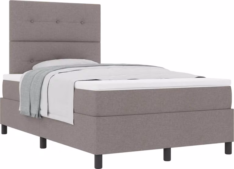Letto a molle con materasso Talpa 120 x 190 cm Tessuto
