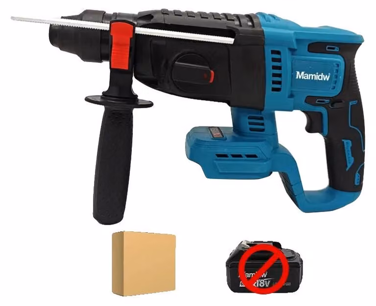 Martello perforatore, design senza fili, motore brushless, senza batteria