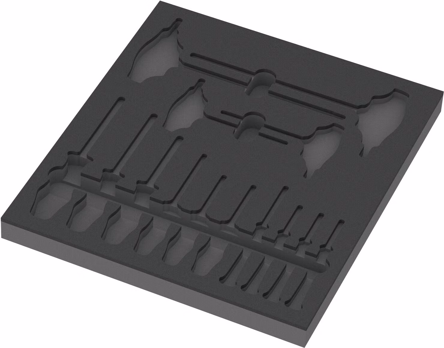 Wera 9812 Set di cacciaviti TORX HF con inserto in schiuma, 1, senza utensili, 344 x 30 x 392 mm