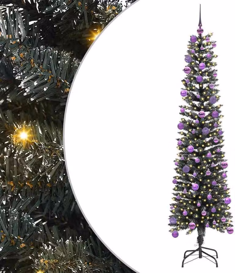 Albero di Natale artificiale con 300 LED Verde 180 cm