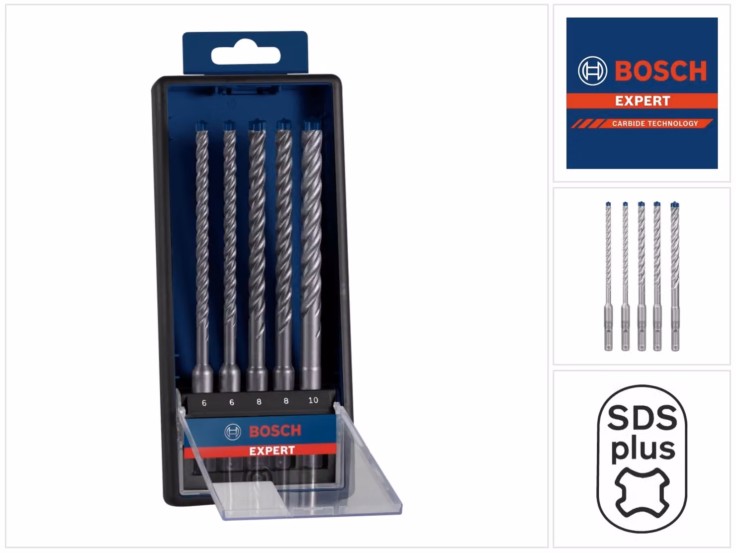 BOSCH 2608900198 BOSCH EXPERT SDS plus-7X Hammerbohrer-Set