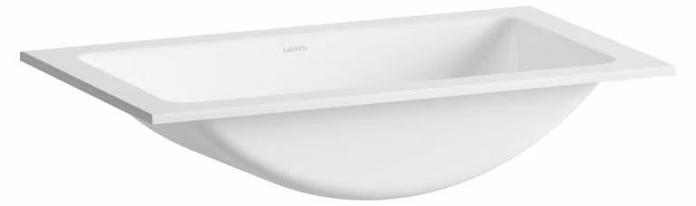 LAUFEN CLASSICS Lavabo à encastrer par le bas, rectangulaire, sans percement pour la robinetterie, sans trop-plein, 526x290x143mm, blanc brillant, H513CL20001121, H513CL20001121