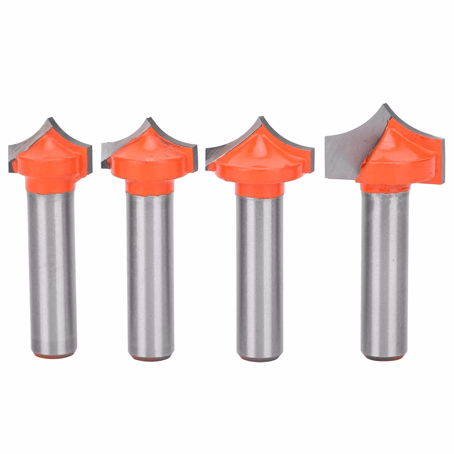 4Pcs Legno lavorazione Router Bits Set 8 Shank SharpenNosed Incisione Macchine Router Bits