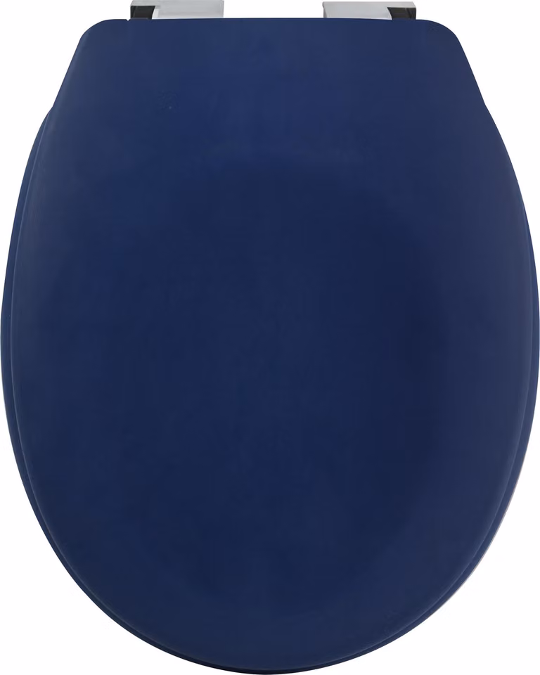 Sedile per WC Spirella Coperchio per WC Neela con chiusura soft-close blu opaco