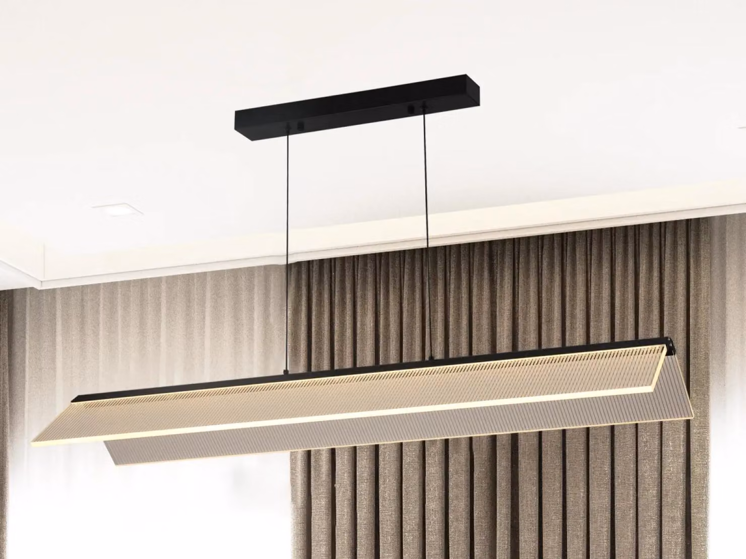 Lampada a sospensione a LED con telecomando, 22W - J4369/B