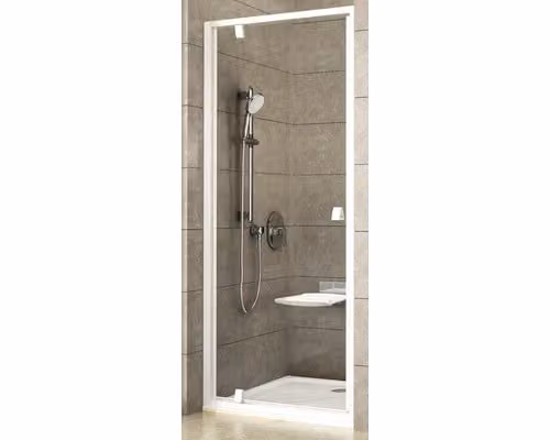 Porta doccia RAVAK Pivot PDOP1-80 bianco/bianco+trasparente 03G40101Z1
