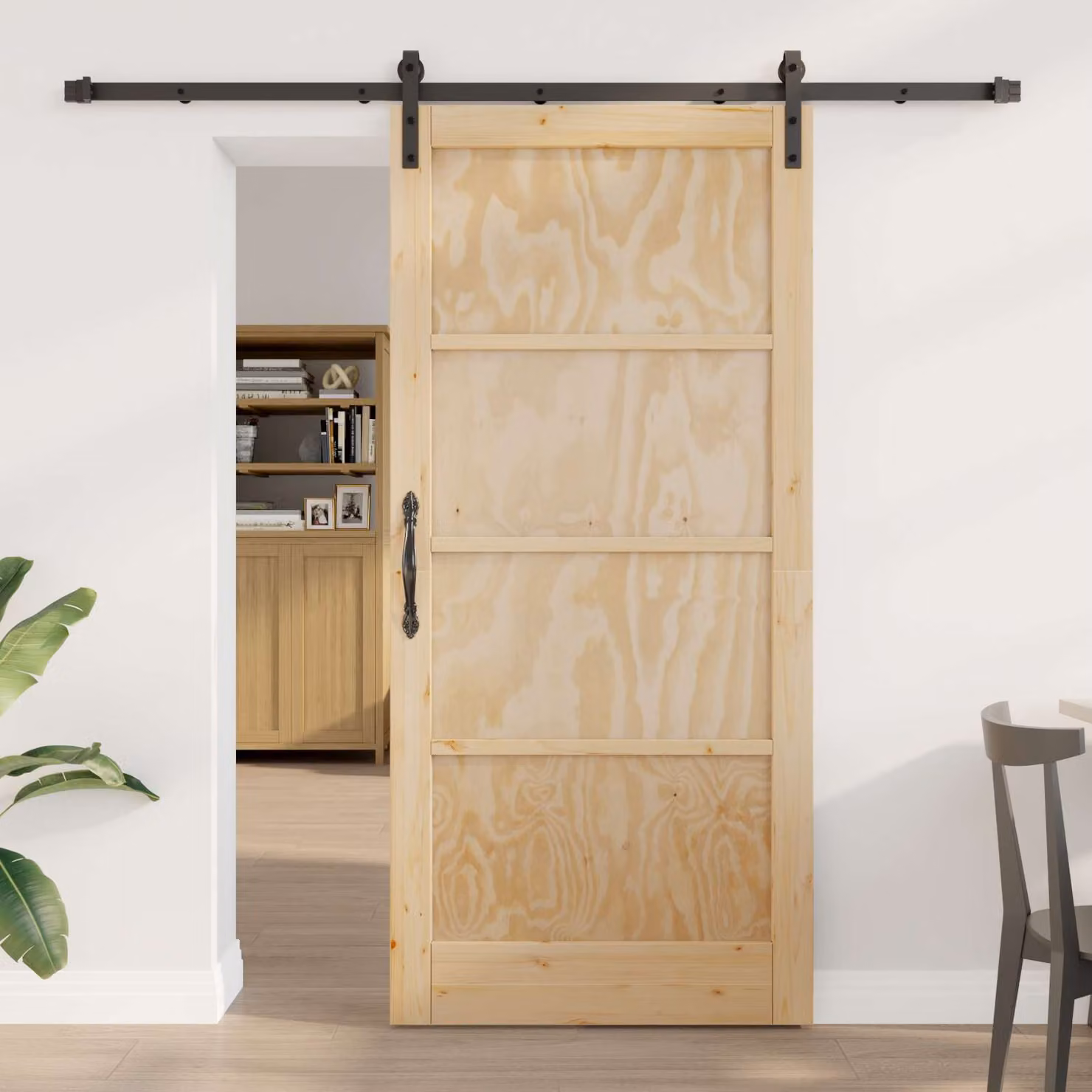 vidaXL Porta scorrevole 93 x 202 cm Legno ingegnerizzato