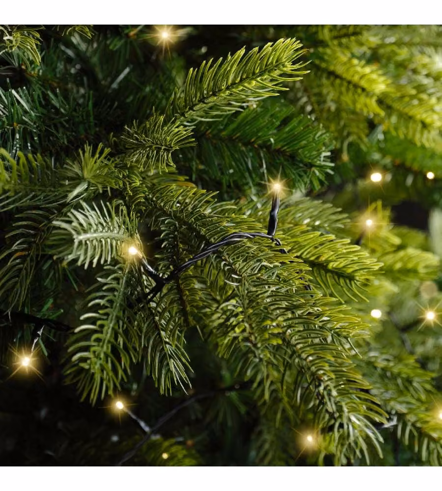 Lumineo Luci Natalizie - 120 LED Soft Oro - Interni e Esterni - 900 cm