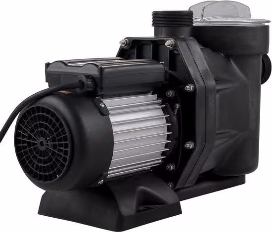 Pompa per piscina integrata, con attacchi di 1,97 pollici per l'ingresso e l'uscita dell'acqua, dotata di un motore da 750 W per garantire acqua pulita nella piscina, inclusi 2 tubi di collegamento.