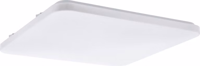 Plafoniera Moderna Frania Acciaio Bianco Luce Led Integrato 50W Ip20