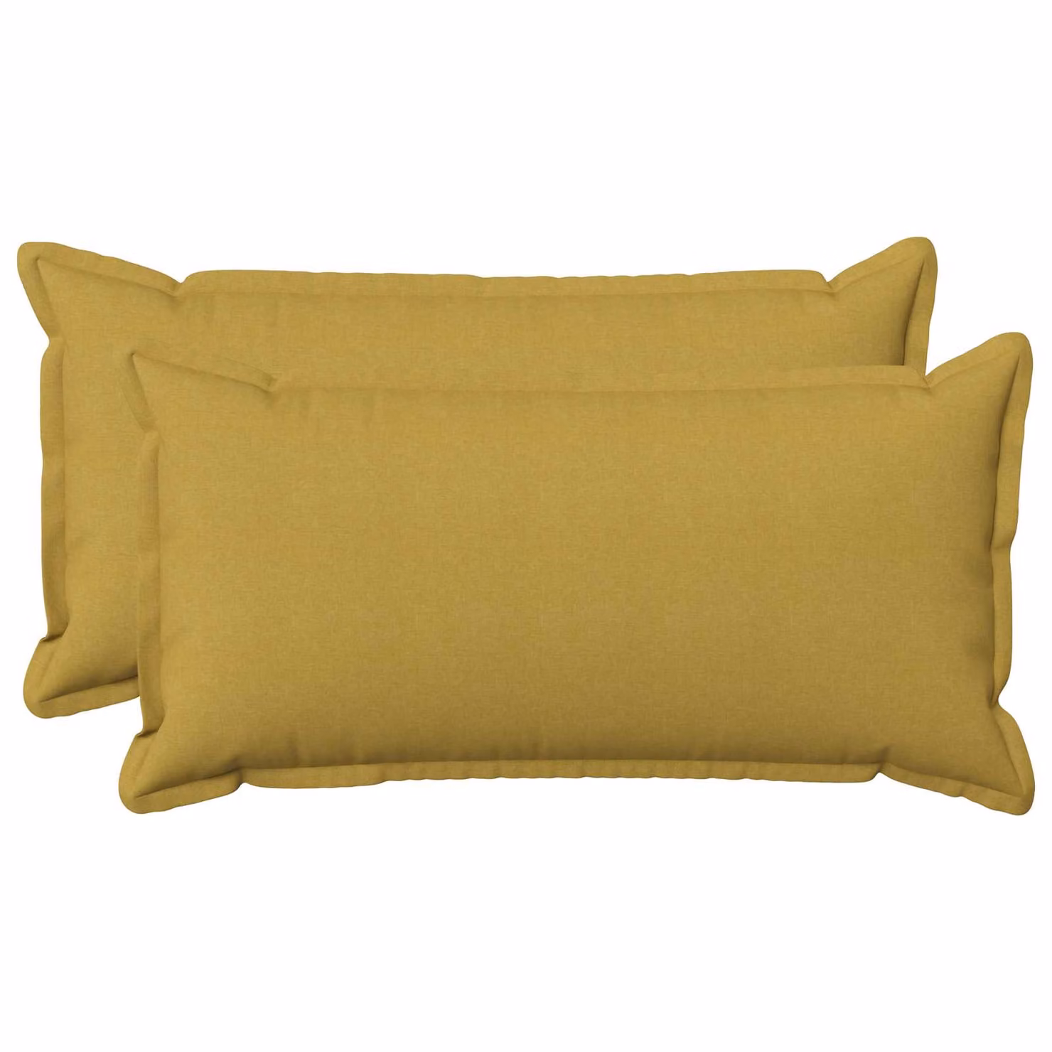 Set di 2 federe vidaXL HOUTEN verde e giallo, L/P: 70 x 40 cm
