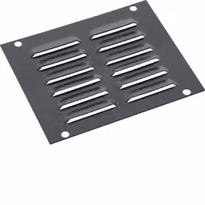 Hager Flangia LS + zanzariera 323x126 9005 MES-SOLSI022