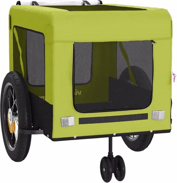 Rimorchio/carrello per animali domestici verde 02_0044288