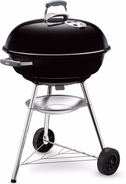Barbecue Compact Kettle a Carbone 57 cm Dimen. con Coperchio Chiuso 56