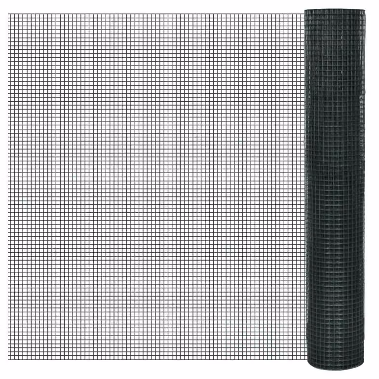 Cancello per pollame in acciaio zincato con rivestimento in PVC