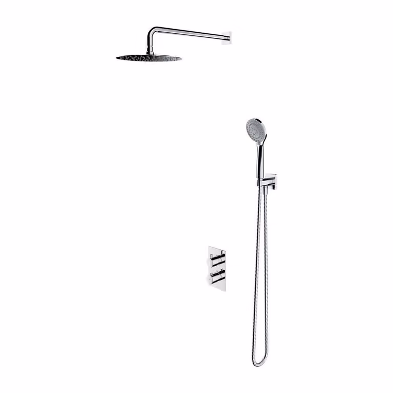 Omnires Y SYSYT01XCR Set doccia da incasso con miscelatore termostatico, cromato