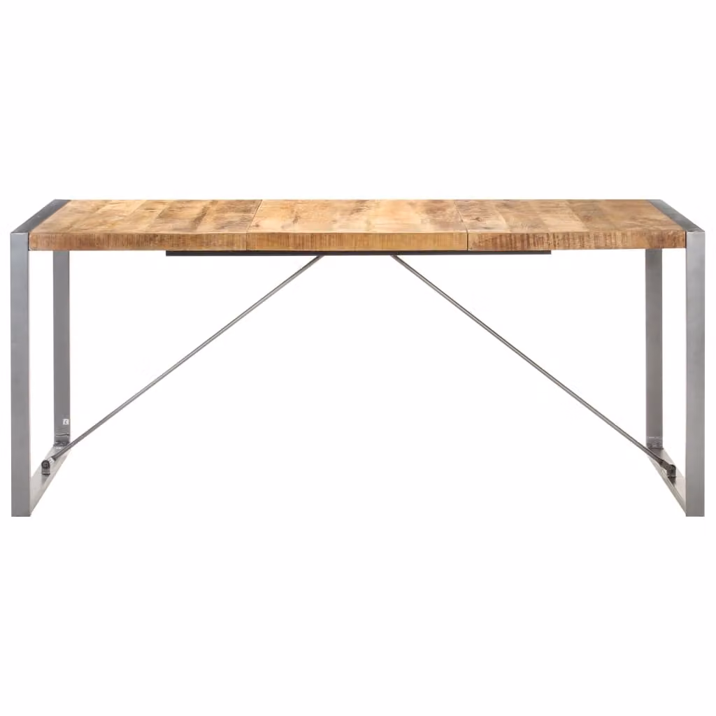 Tavolo da pranzo 180x90x75 cm Legno massiccio di mango grezzo