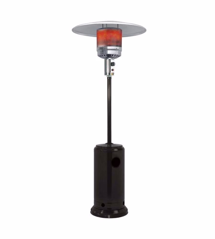 Stufa a gas da esterno a fungo Dr. C colore nero, Altezza: 224 cm, 13 kW