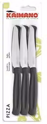 Set di coltelli da bistecca Kaimano in plastica nera, 6 pezzi