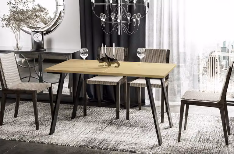 Tavolo pieghevole LIWIA 130(210)x80 rovere naturale