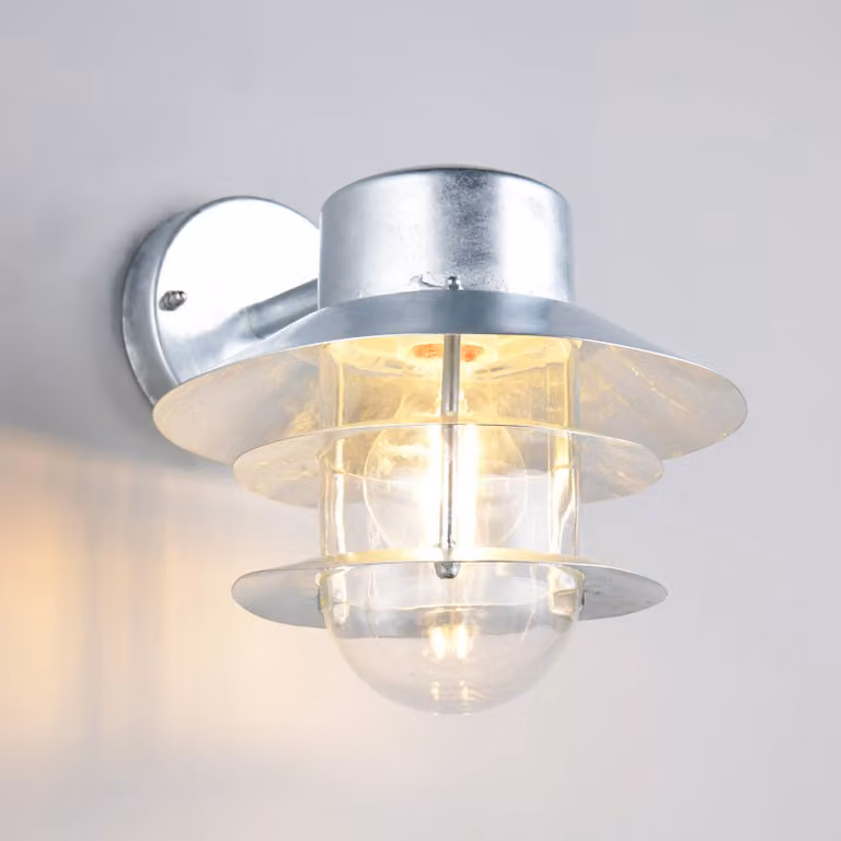 Trio Lighting Applique da esterni Ruvuuma, dimmerabile, Alluminio / Grigio / Zincato, Metallo, Applique da esterni