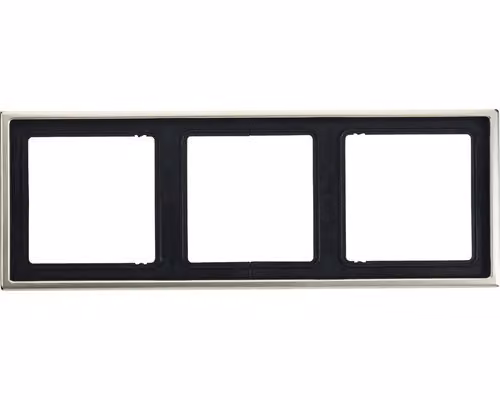 Jung ES 2983 Telaio di copertura a 3 ingressi in acciaio inox LS990
