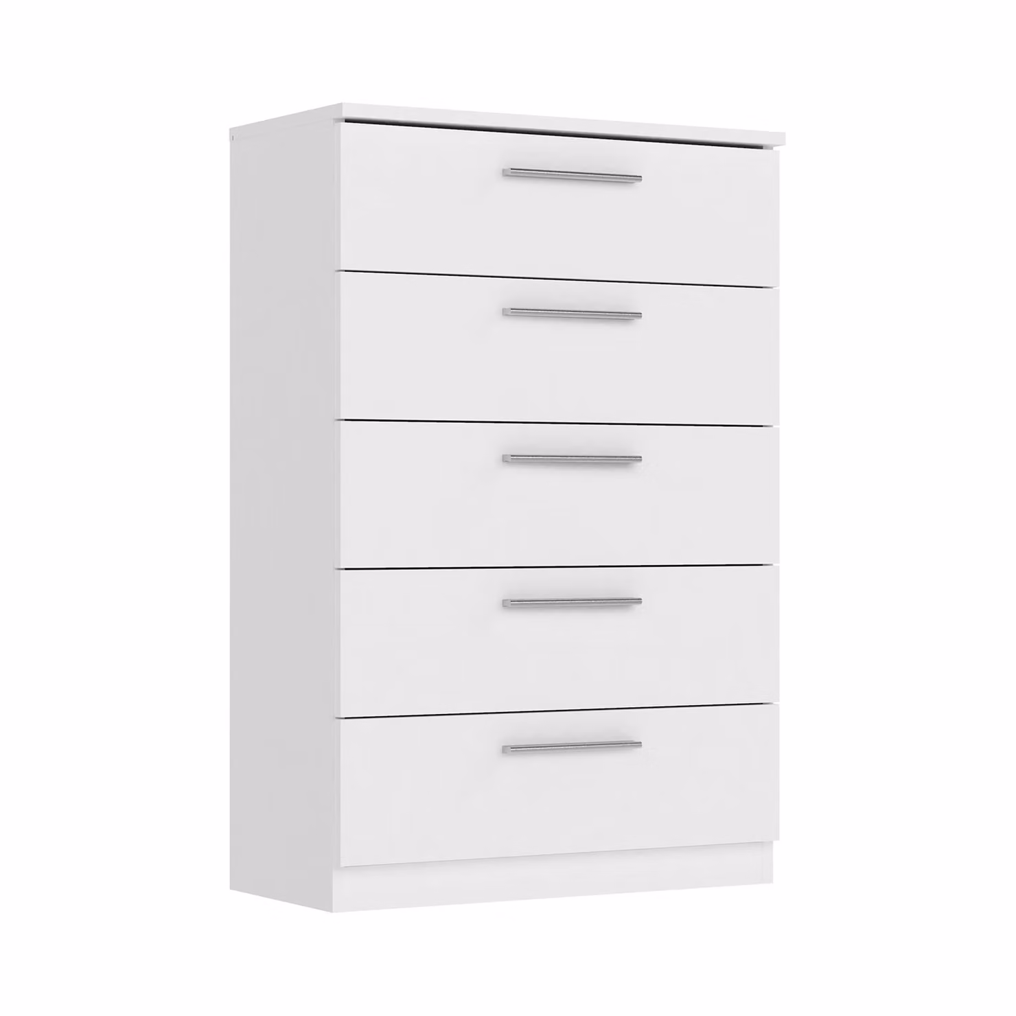 Comò 5 cassetti SURREY bianco