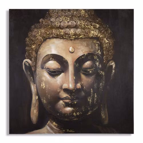 Quadri Moderni DIPINTO SU TELA BUDDHA -B- CM 100X3X100 Mauro Ferretti