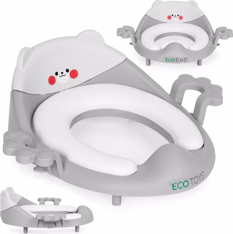 Coprigranito per bambini con maniglie e morbido cuscino grigio ECOTOYS